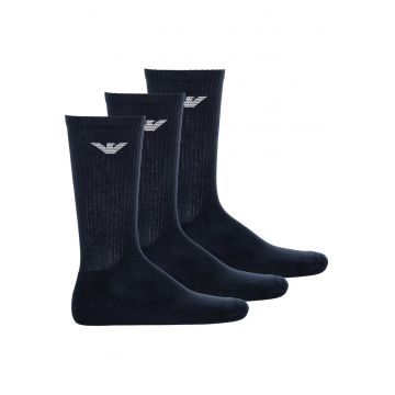 Set de sosete lungi - 3 perechi - Albastru