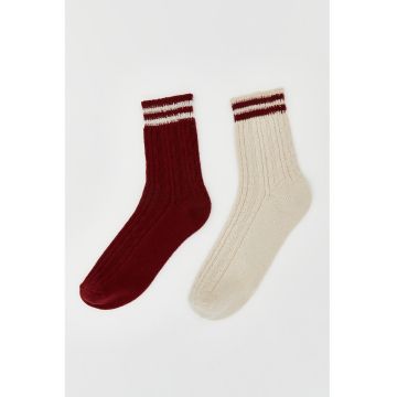 Set de sosete lungi tricotate - 2 perechi