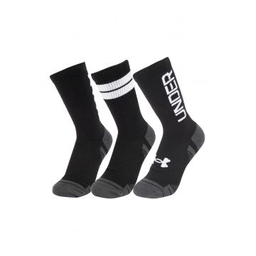 Set de sosete pentru antrenament Performance Tech - 3 perechi - Alb/Negru stins