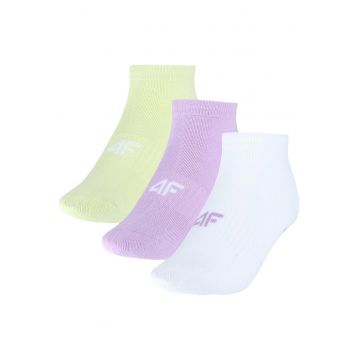 Sosete dama  set 3 perechi - 70% bumbac - multicolor - lungime pana la glezna - 35-38 EU