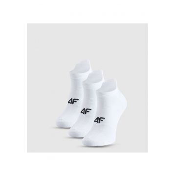 Sosete dama  set 3 perechi - albe - antrenament - marime