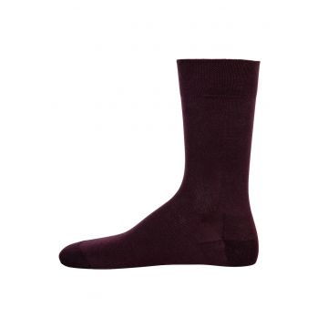 Sosete lungi din amestec de bumbac - Maro cognac