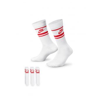 Sosete  pentru Femei - everyday essential crew 3pr - 144 stripes - DX5089-102 - S INTL - Alb