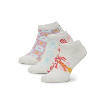 Sosete sport dama  unisex - bumbac - alb - 31-34