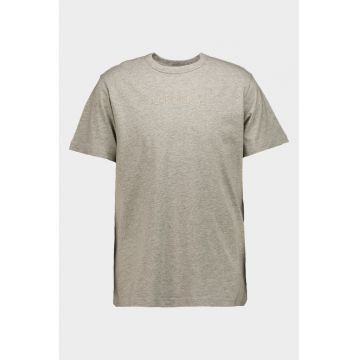 Tricou de pijama cu logo brodat - Gri