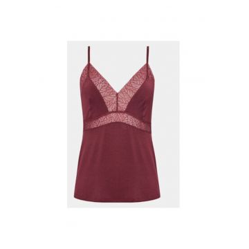 Camasa de noapte dama -  303152161 - Viscoza - Rosu