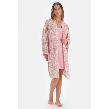 Camasa de noapte scurta cu bretele - Roz deschis