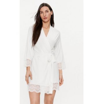 Halat dama -  303687915 - Viscoza - Alb - Alb