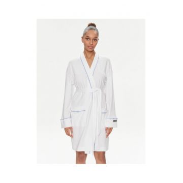 Halat dama -  303732295 - Bumbac/Viscoza - Alb - Alb