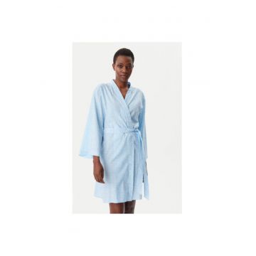 Halat dama -  305145666 - Bumbac/Viscoza - Albastru - Albastru