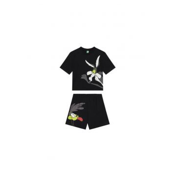 Pijama baieti  30960P08T - Bumbac - Negru - Negru
