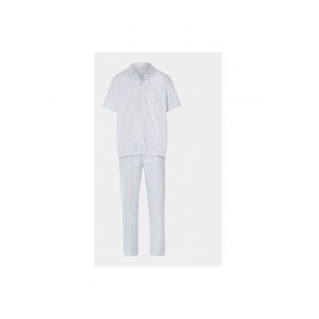 Pijama barbati -  303703417 - Bumbac - Alb - Alb