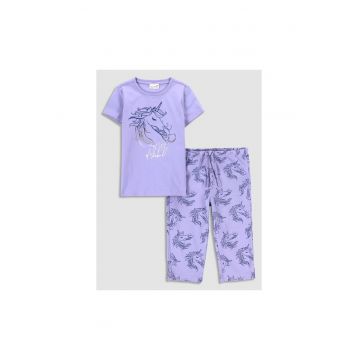 Pijama copii -  302053124 Bumbac - Violet