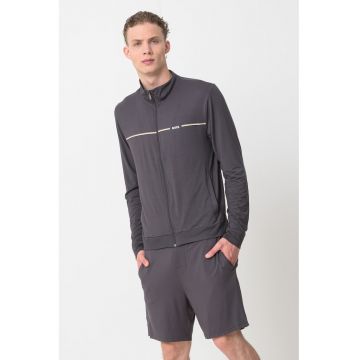 Pijama cu fermoar - Gri inchis