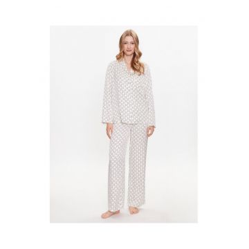Pijama dama -  302912919 - Viscoza - Alb