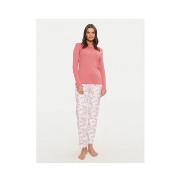 Pijama dama -  304525230 - Poliester/Bumbac - Gri