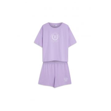 Pijama dama Midnight  Roz pastel - Logo
