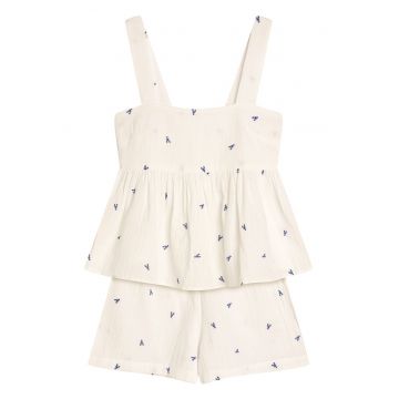 Pijama dama Riley  alb