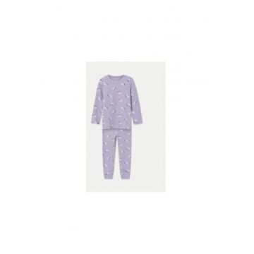 Pijama fete -  304434273 - Bumbac - Violet - Violet