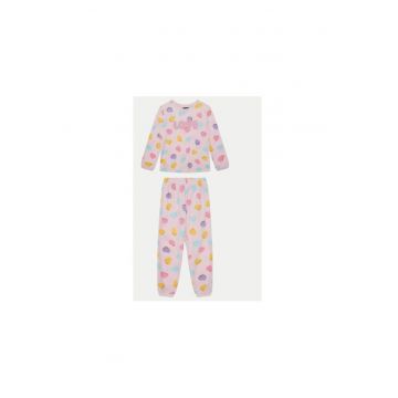 Pijama fete -  304548529 - Poliester reciclat - Roz - Roz