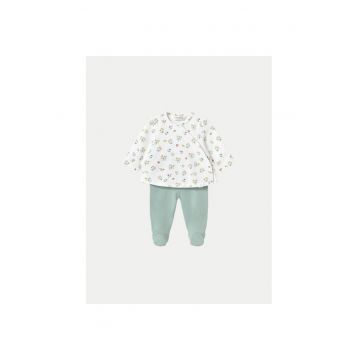 Pijamale copii 1588 -  Bumbac/Elastan - Verde -