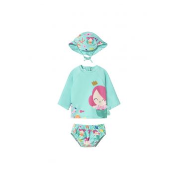 Pijamale fete 1669 -  Poliester/Elastan - Verde -