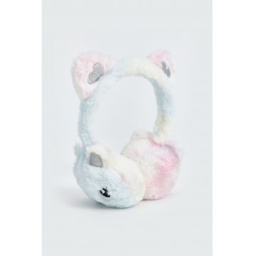 Protectie urechi pufoasa Kitten - Multicolor