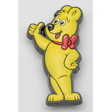 Set de talismane cu model Haribo - pentru saboti Jibbitz - 5 piese - Rosu/Verde/Portocaliu