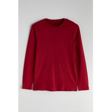 Bluza de pijama de bumbac - Rosu