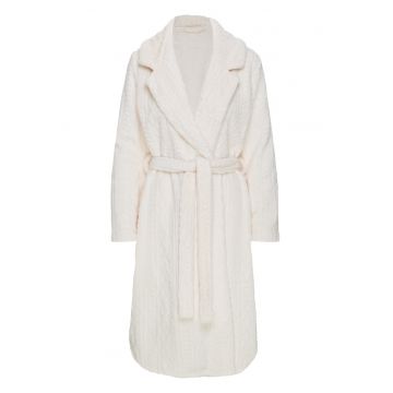 Halat dama Janiel  Alb crem - Alb