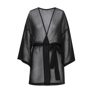 Halat de plaja dama Tango  negru - Negru