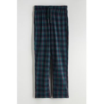 Pantaloni de pijama in carouri - Verde/Bleumarin