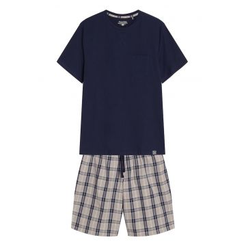 Pijama barbati Dexter  Albastru - gri