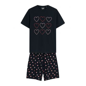 Pijama barbati negu Serum  Homme - Negru