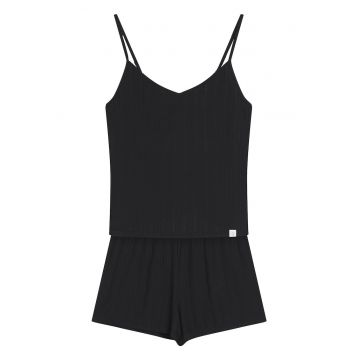 Pijama dama Jenius2  negru - Logo