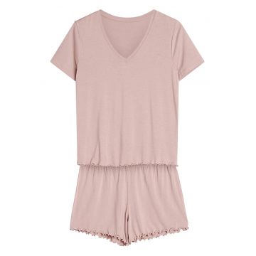 Pijama dama Noves  bej pal - Uni