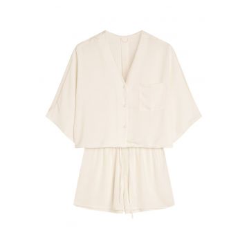 Pijama dama Rhone  crem - Geometric