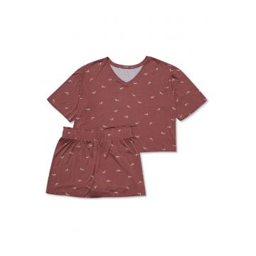 Pijama dama  viscoza maro