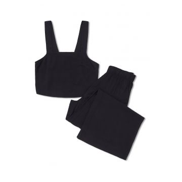 Pijama de dama  viscoza negru