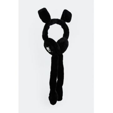 Protectie de urechi cu model uni - Negru