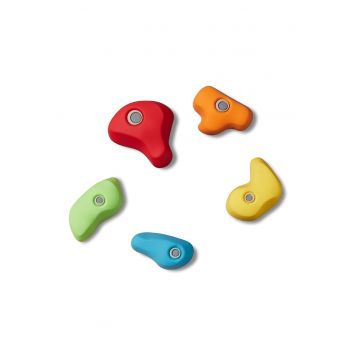 Set de talismane de cauciuc pentru saboti Jibbitz - 5 piese - Multicolor