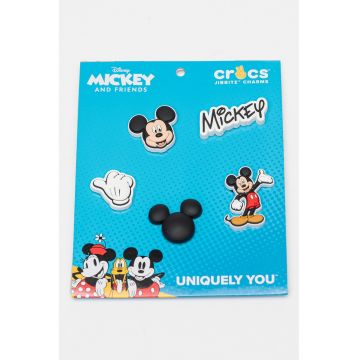 Talismane cu design Mickey Mouse - pentru saboti - Alb/Negru