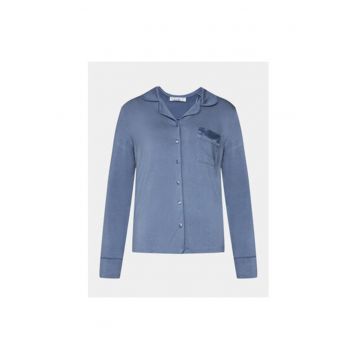 Camasa de noapte dama -  303817329 - Viscoza - Albastru