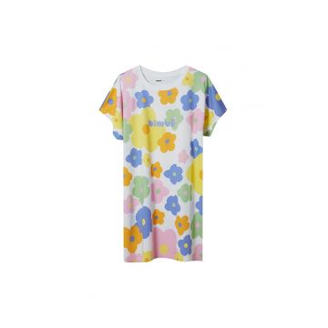 Camasa de noapte Flovers  galben deschis - Floral