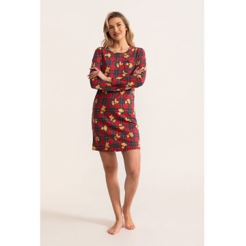 Camasa de noapte in carouri Elida