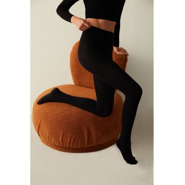 Dres cu talie inalta - 200 DEN - Negru