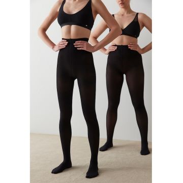 Dres cu talie inalta - Negru