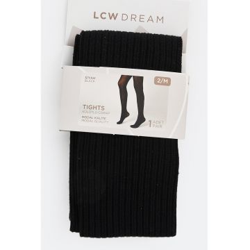 Dres din amestec de modal - Negru