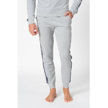 Pantaloni sport conici de casa - Gri melange