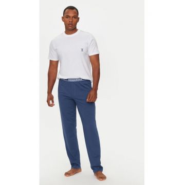 Pijama barbati -  702273 - Albastru/Alb - Bumbac